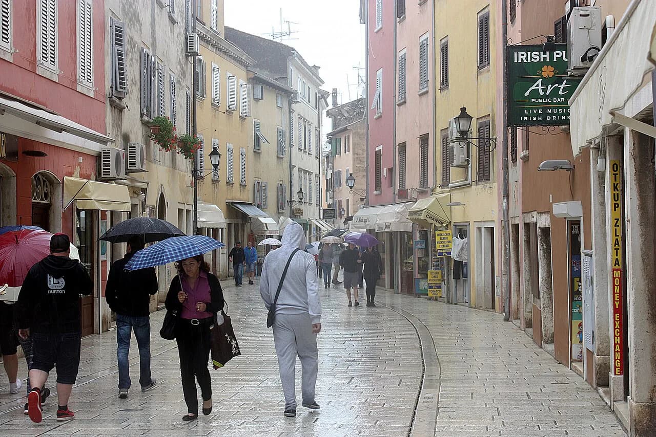 Carera Street, Rovinj: A Pedestrian Lane in the Old Town