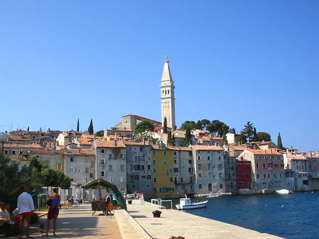 Valdibora, Rovinj: the Harbour Side of the Old Town