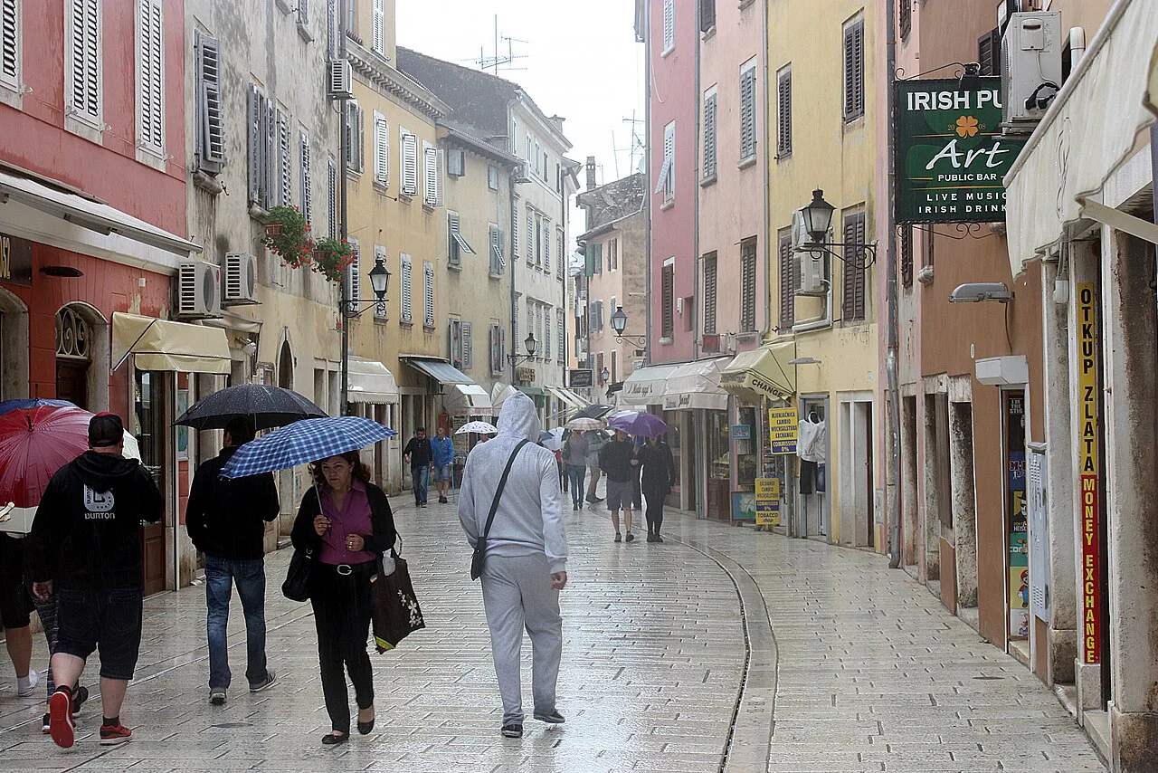 Carera Street in Rovinj.