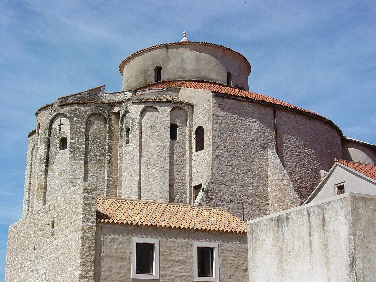 The round stone Church of St Donatus in Zadar