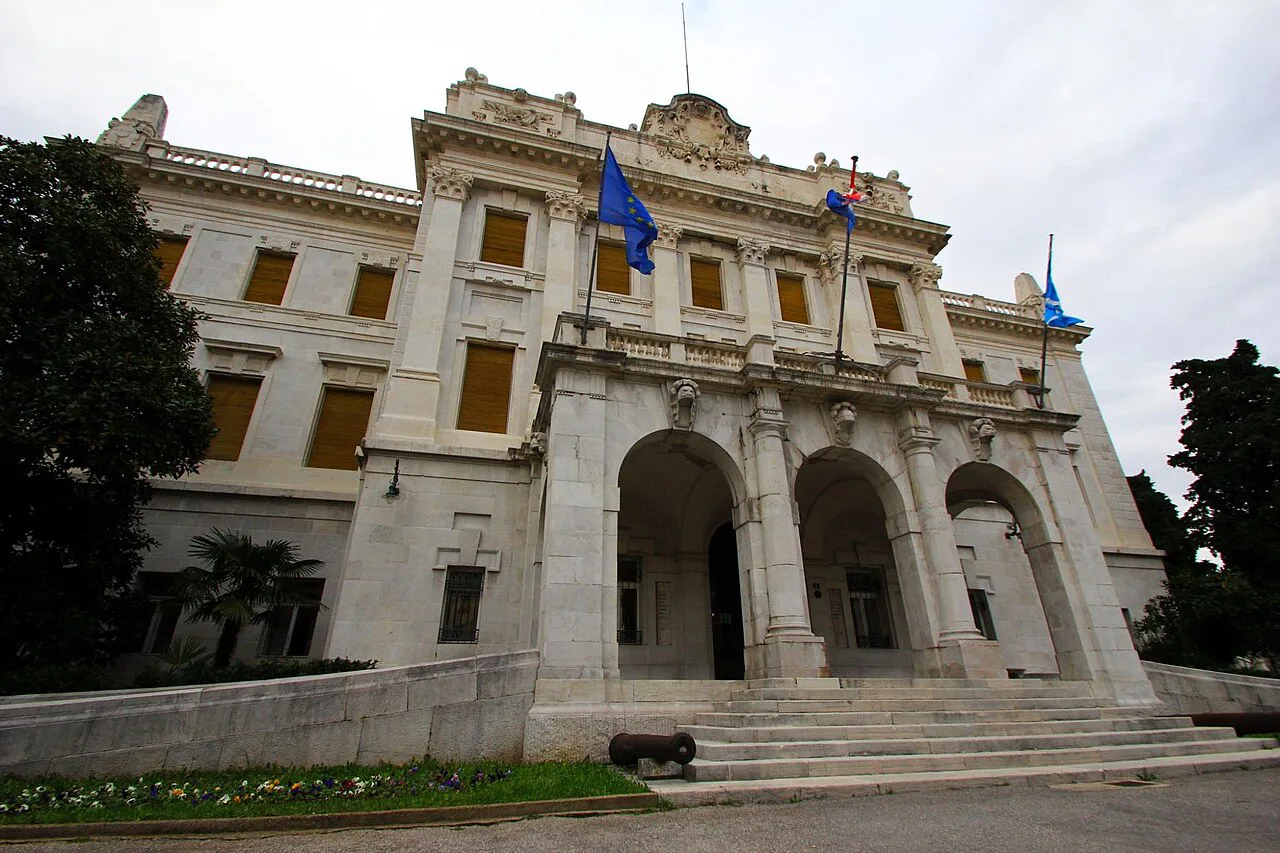 The Governor's Palace in Rijeka.