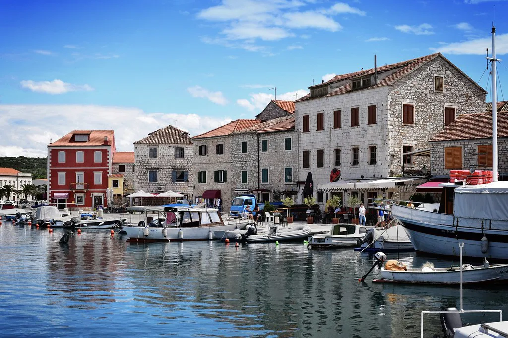 The harbour at Stari Grad on the island of Hvar
