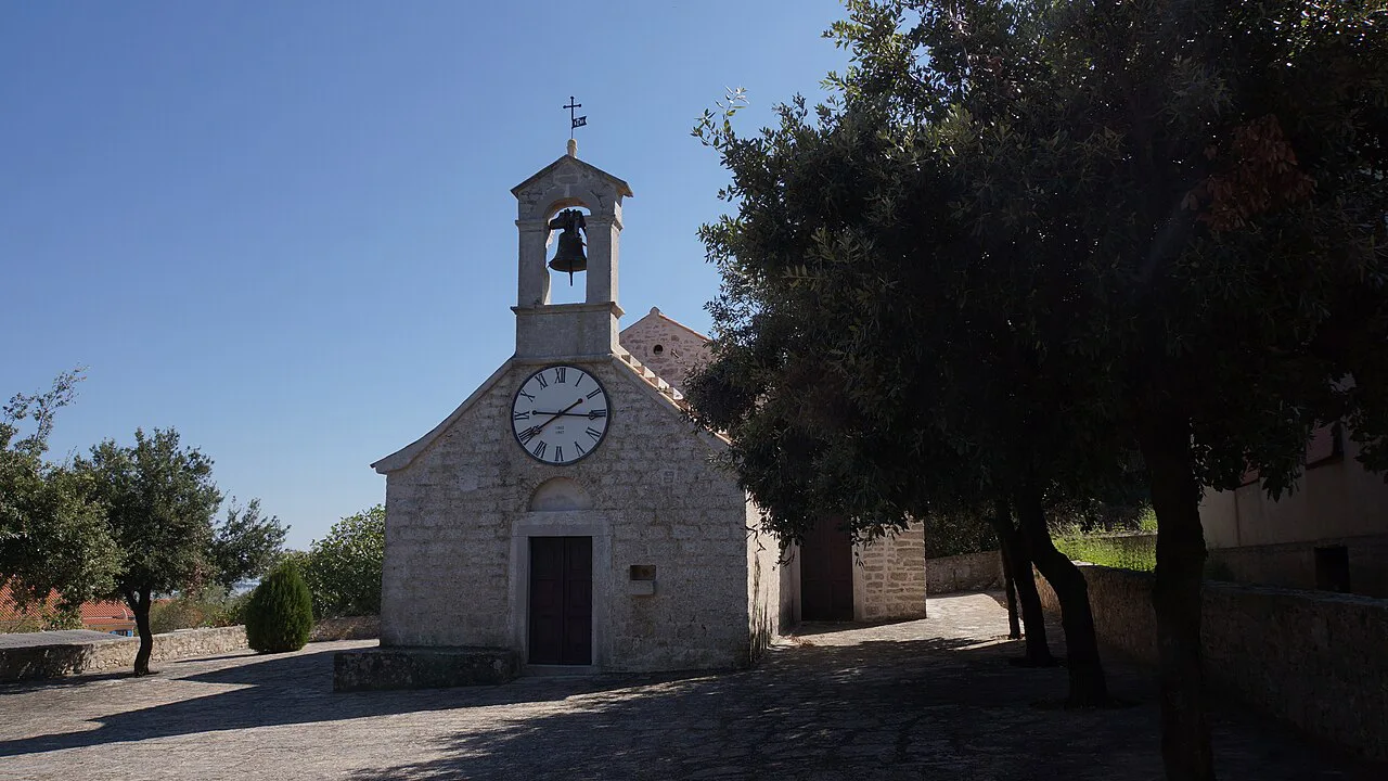 The small stone Chapel of St Roch in Sali on Dugi Otok, Zadar