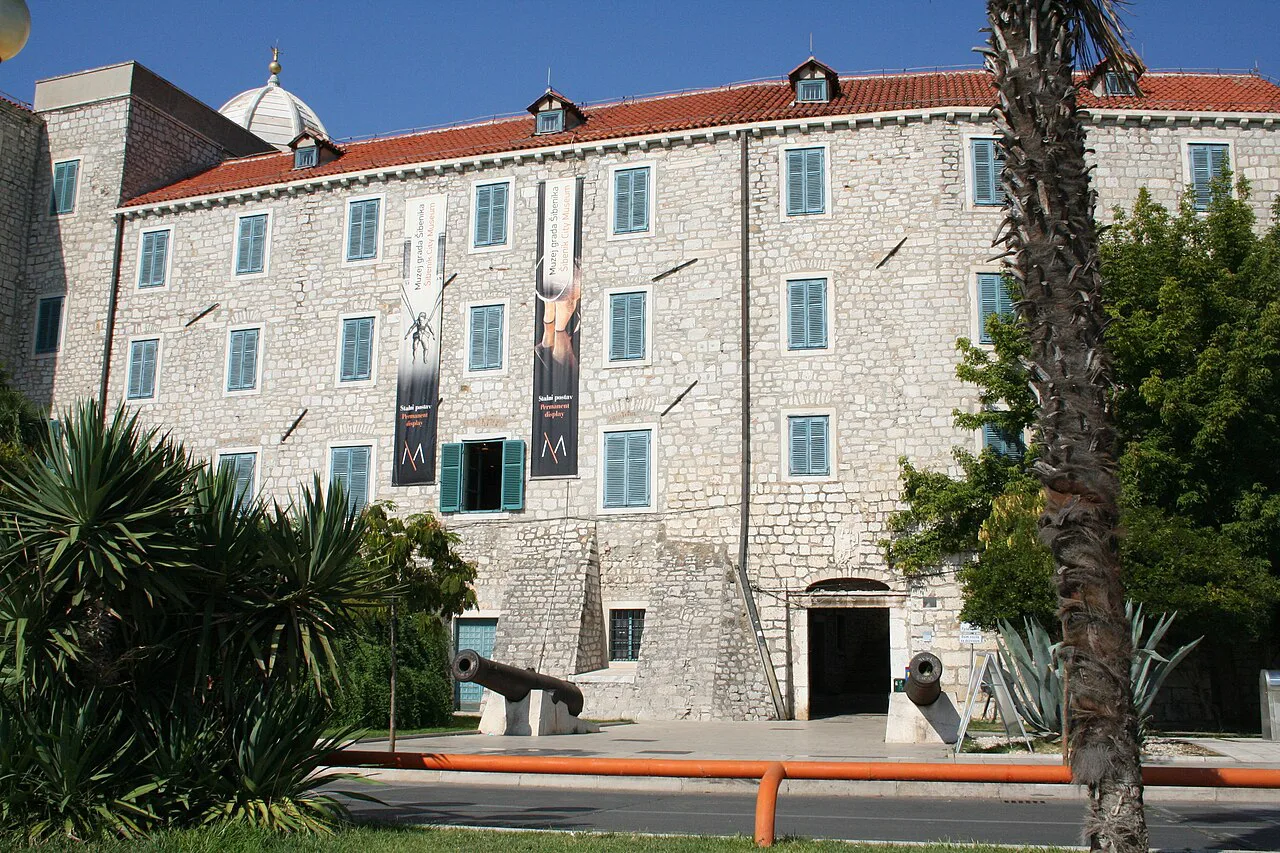 The central part of the Duke's Palace, home of the Šibenik City Museum