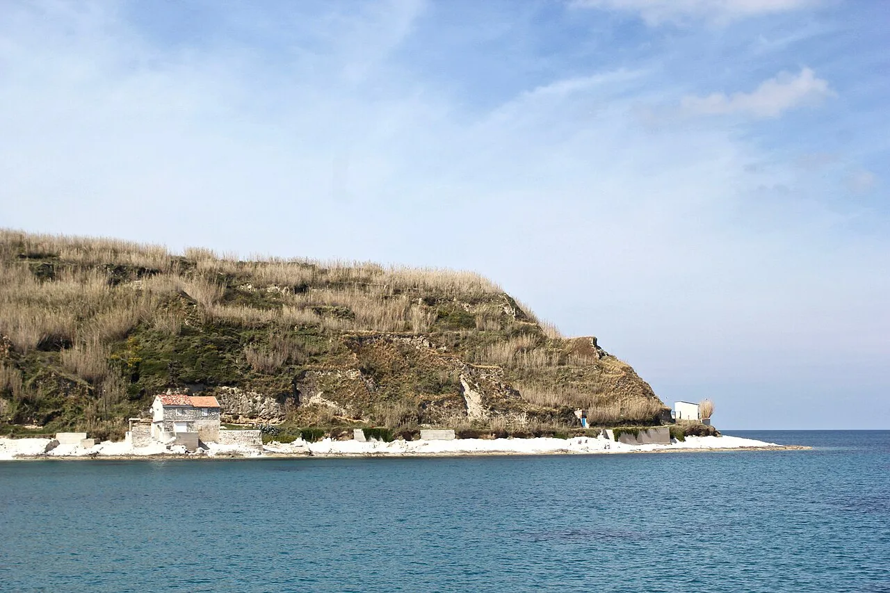 An old stone house on the shoreline of the island of Susak, Kvarner